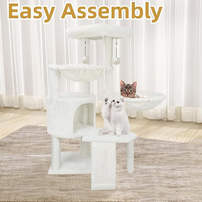 Cat Tree Tower with Scratching Posts | Multi-Level Activity Center