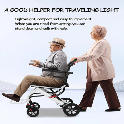 Ultra Lightweight Travel Wheelchair – Foldable, Portable Design with Ergonomic Support