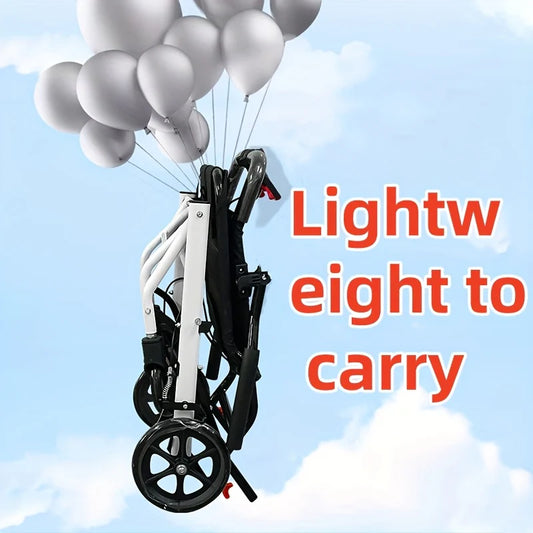 Ultra Lightweight Travel Wheelchair – Foldable, Portable Design with Ergonomic Support