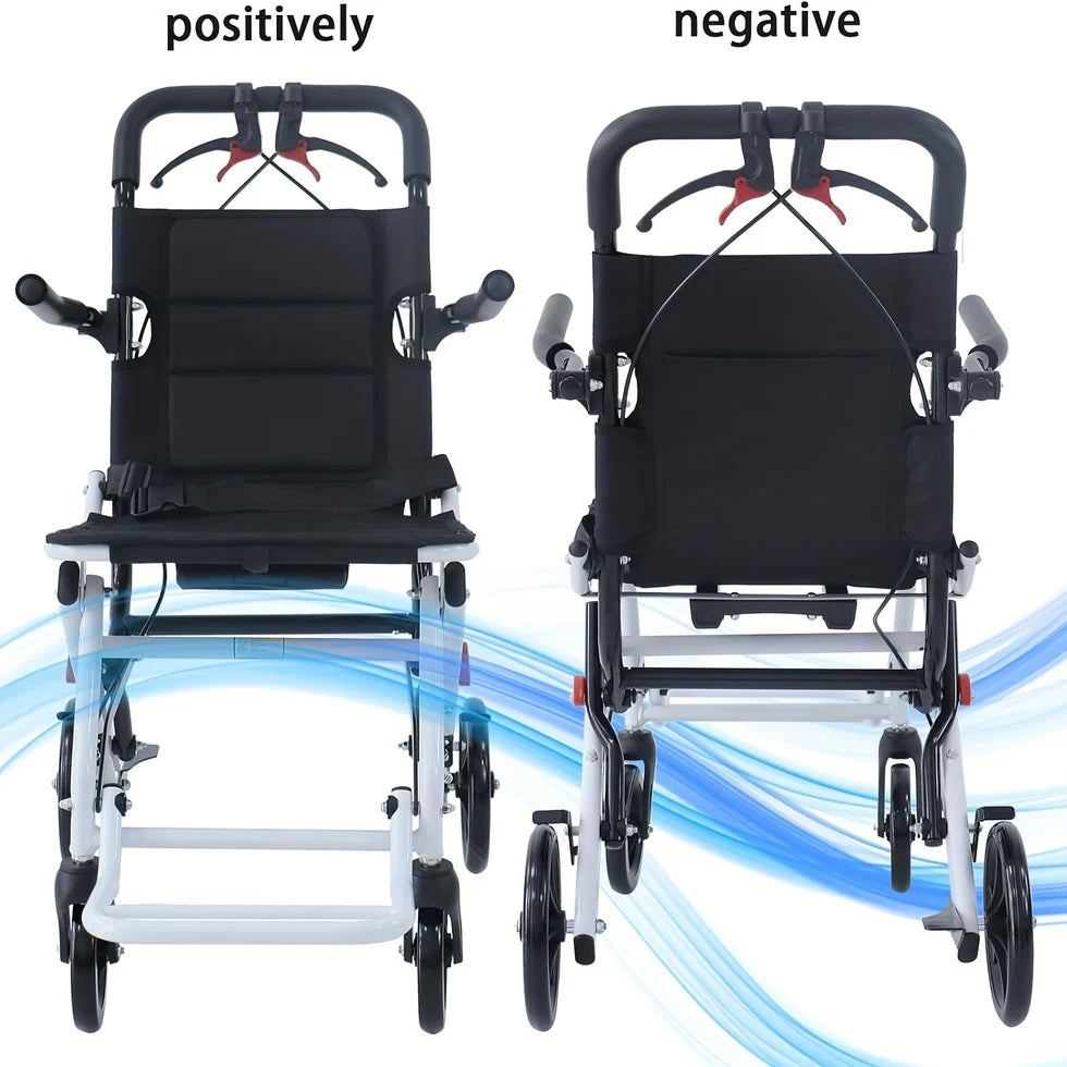 Ultra Lightweight Travel Wheelchair – Foldable, Portable Design with Ergonomic Support