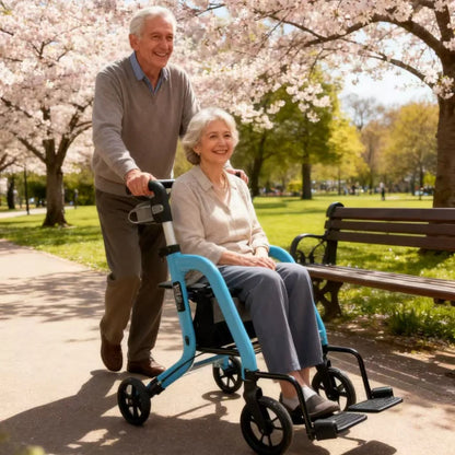 Three-in-One Heavy-Duty Hand Cart – Aluminum Alloy Frame with 4 Wheels, Versatile Mobility Solution