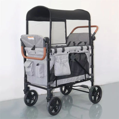 Urban Culture Homes Collapsible 4-Wheel Off-Road Camping Cart | Family Trips Outdoor Utility Cart
