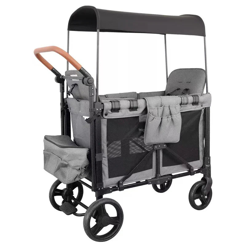 Urban Culture Homes Collapsible 4-Wheel Off-Road Camping Cart | Family Trips Outdoor Utility Cart