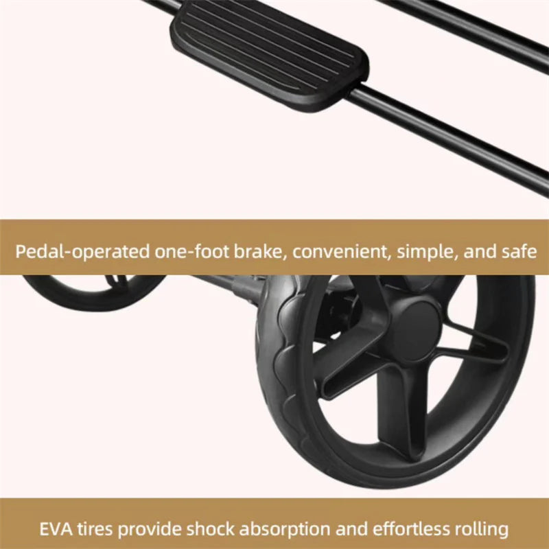 Urban Culture Homes Collapsible 4-Wheel Off-Road Camping Cart | Family Trips Outdoor Utility Cart