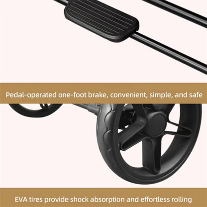 Urban Culture Homes Collapsible 4-Wheel Off-Road Camping Cart | Family Trips Outdoor Utility Cart