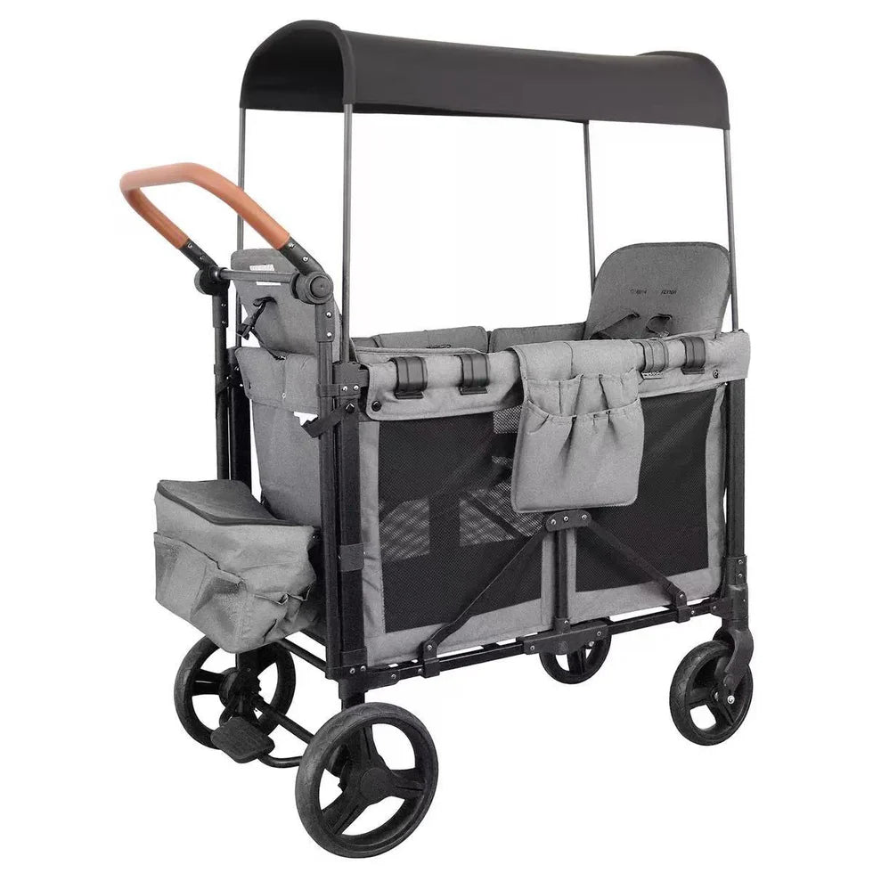 Urban Culture Homes Collapsible 4-Wheel Off-Road Camping Cart | Family Trips Outdoor Utility Cart