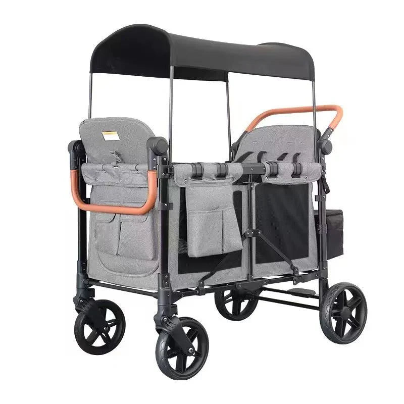 Urban Culture Homes Collapsible 4-Wheel Off-Road Camping Cart | Family Trips Outdoor Utility Cart