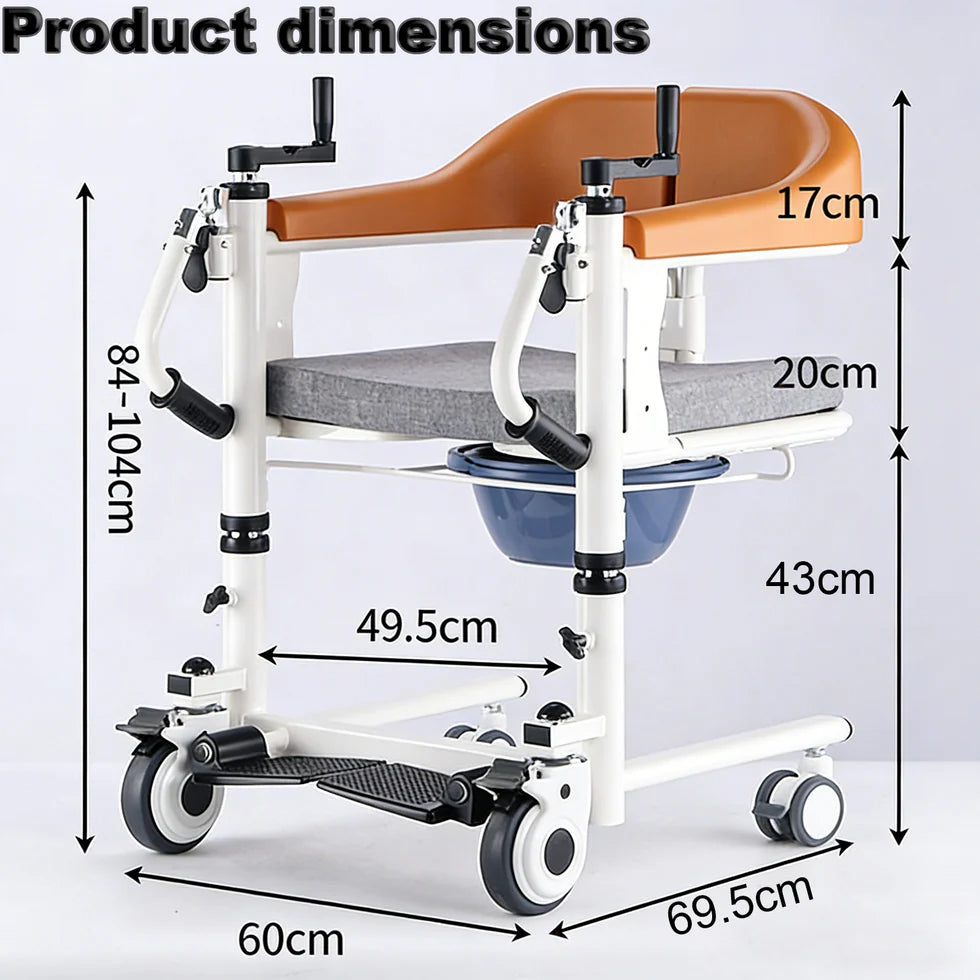 Multi-Functional Patient Transfer Device for Elderly – Adjustable Bed with Ergonomic Support