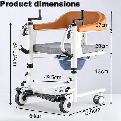 Multi-Functional Patient Transfer Device for Elderly – Adjustable Bed with Ergonomic Support