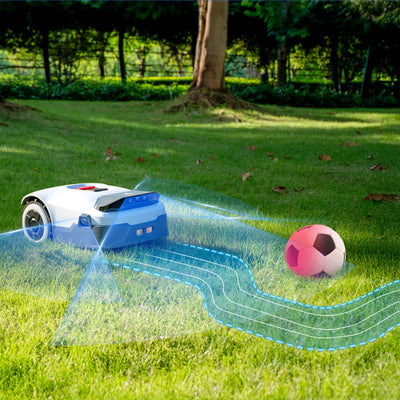Genie Series Robotic Lawn Mower – Advanced RTK & AI Vision System