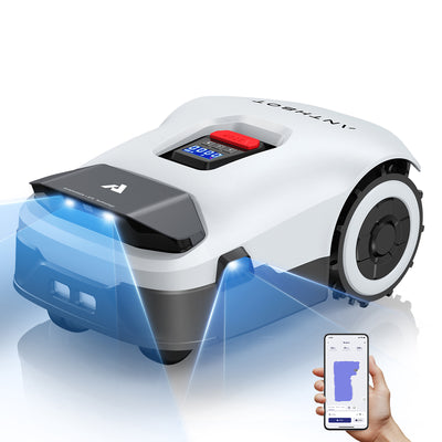 Genie Series Robotic Lawn Mower – Advanced RTK & AI Vision System