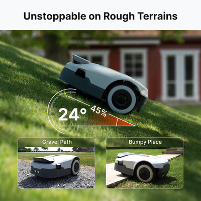 Genie Series Robotic Lawn Mower – Advanced RTK & AI Vision System