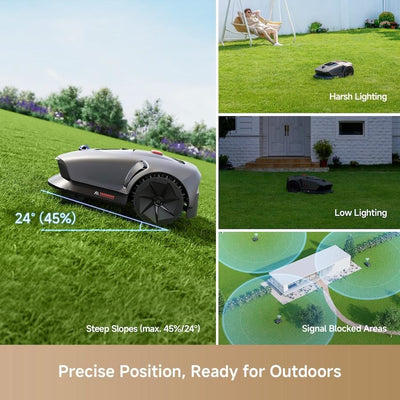 MOVA Autonomous Lawn Mower – Wire-Free 3D LiDAR Navigation