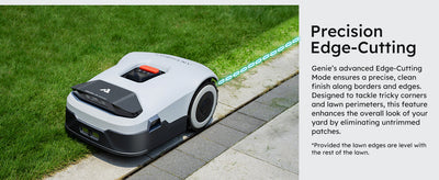 Genie Series Robotic Lawn Mower – Advanced RTK & AI Vision System