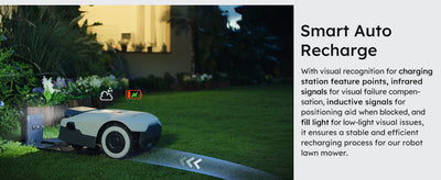 Genie Series Robotic Lawn Mower – Advanced RTK & AI Vision System