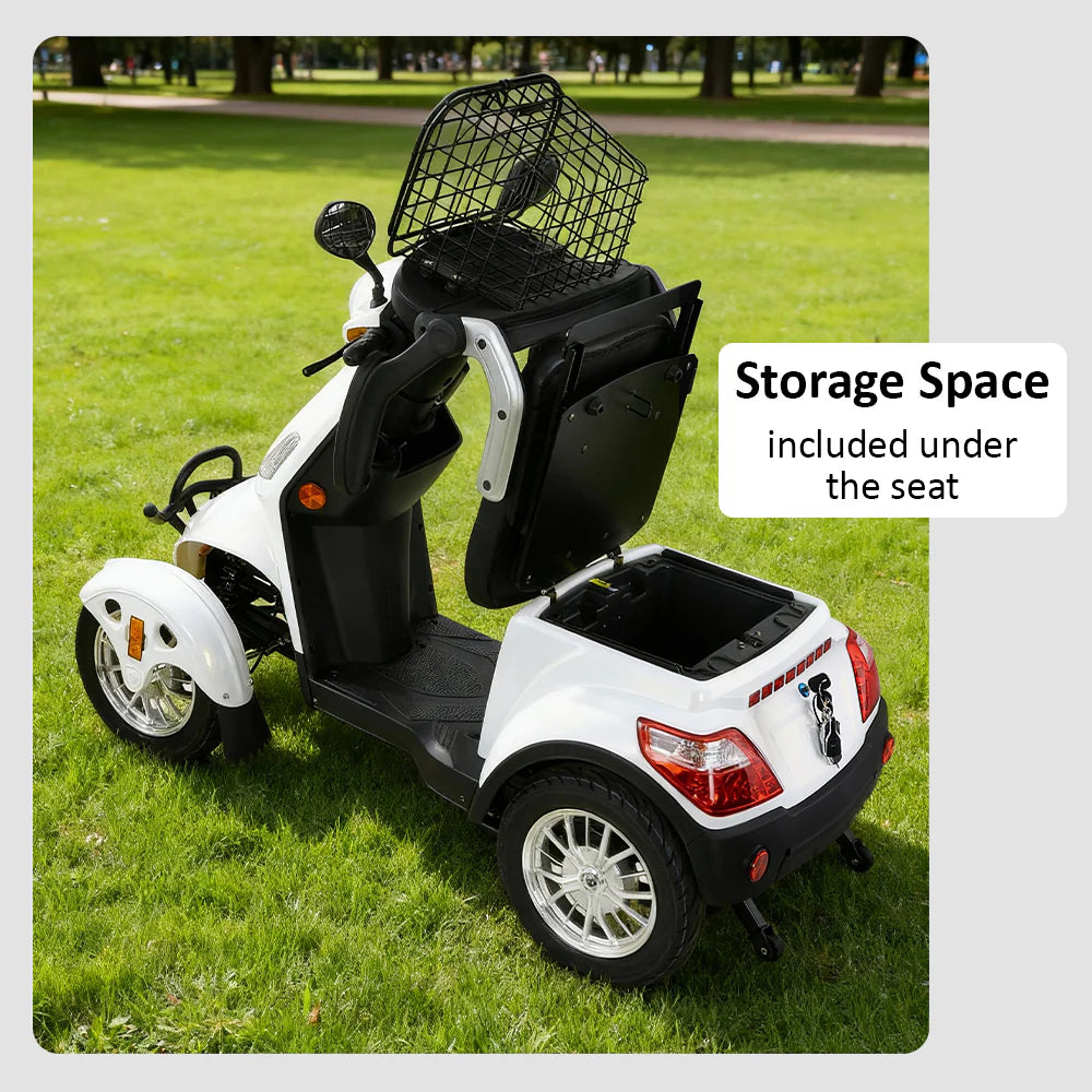 Wheel Electric Mobility Scooter — 500W 60V, 150kg Capacity-B034