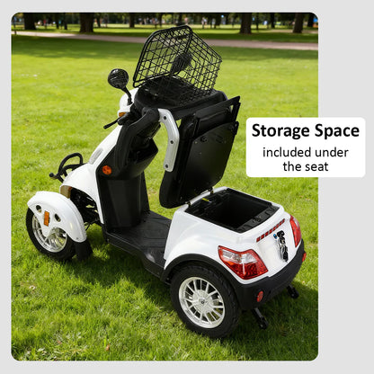 Wheel Electric Mobility Scooter — 500W 60V, 150kg Capacity-B034