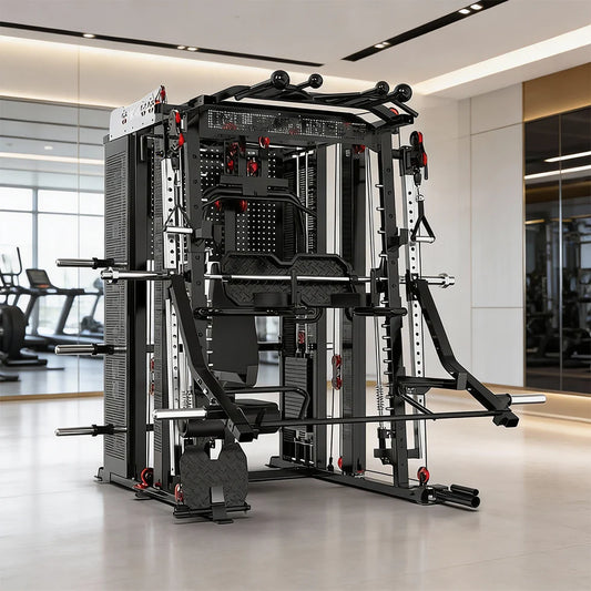 All-in-One Functional Trainer with Dual 90kg Weight Stacks – Heavy-Duty Strength Training System