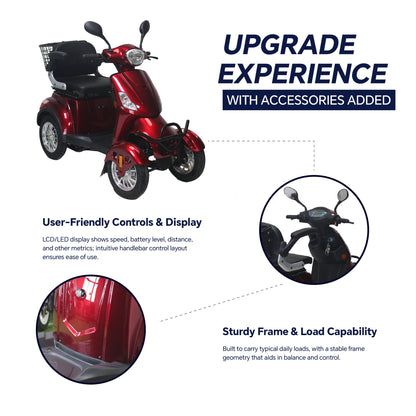 500W Mobility Scooter 60V 20A -escooter107