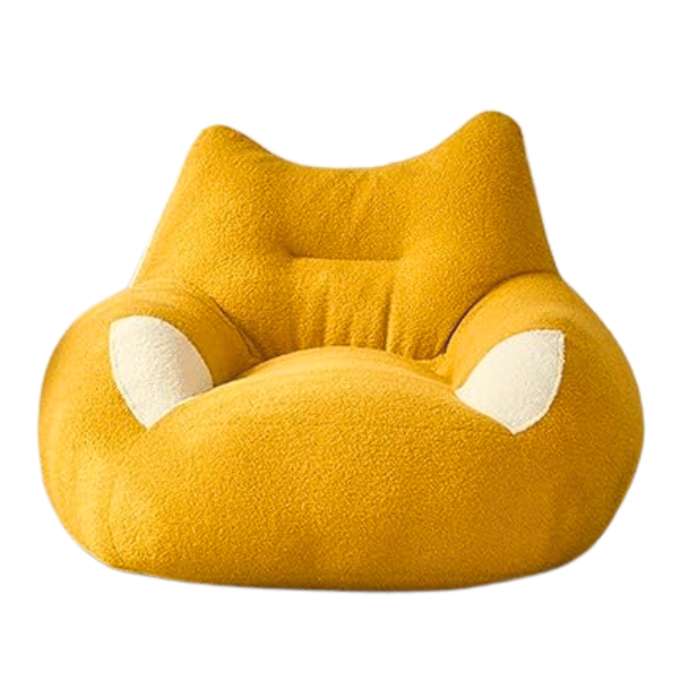 Luna Cat Ear Plush Lounge Chair
