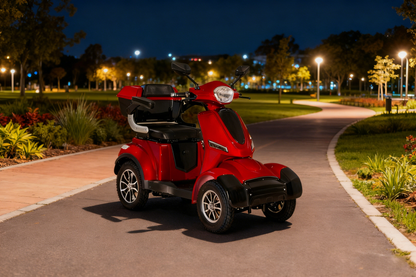 48V 500W Electric Mobility Scooter - 3-Speed LED Lighting