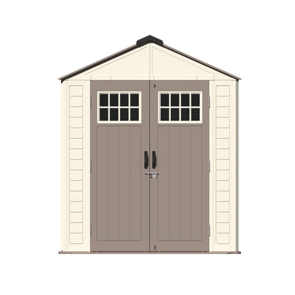 Gable Roof Storage Shed 7x7ft | Weather-Resistant Outdoor Garden Shed