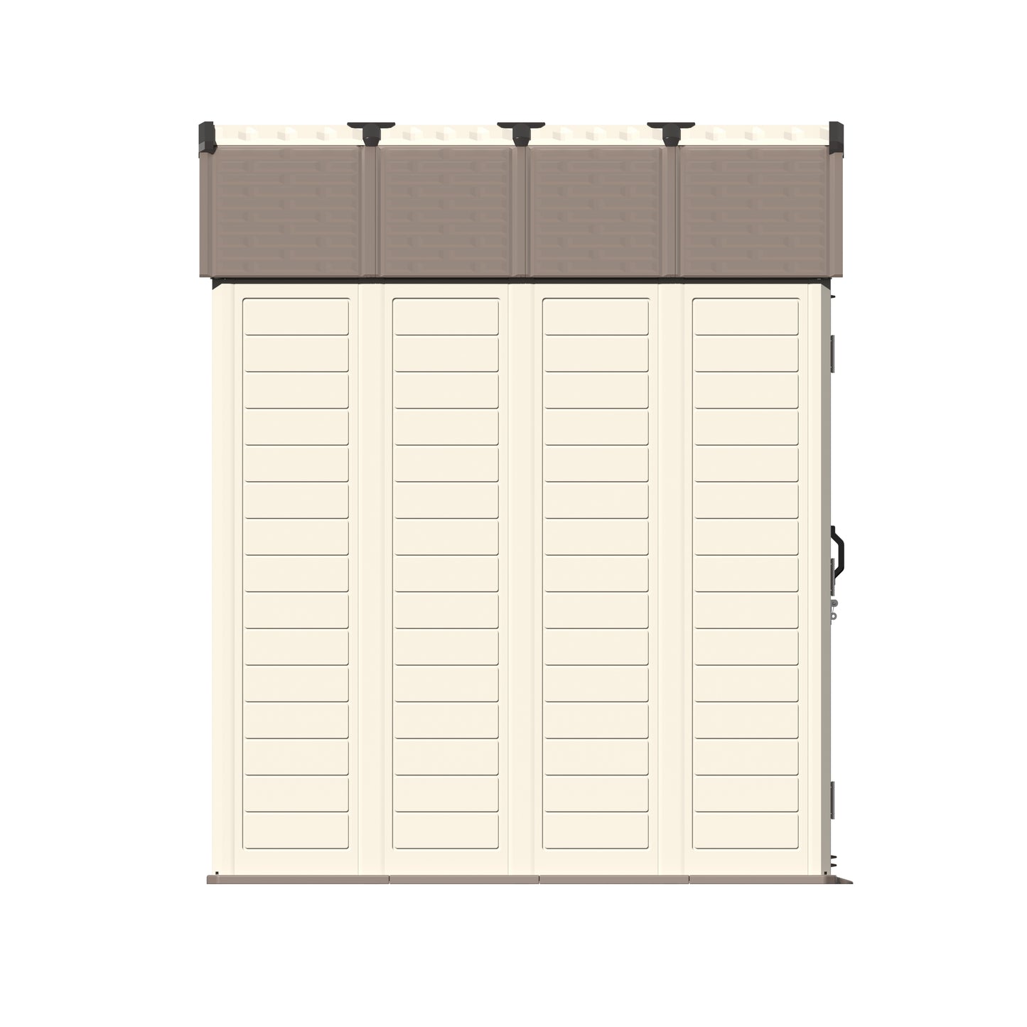 Gable Roof Storage Shed 7x7ft | Weather-Resistant Outdoor Garden Shed