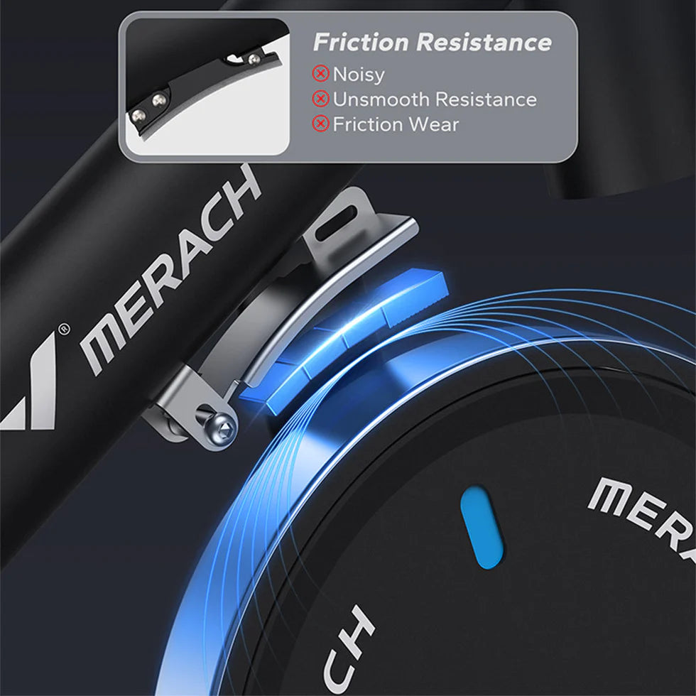 Exercise Bike | Stationary Spin Bike with Magnetic Resistance & Quiet Operation