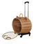 CozyPaws Travel Trolley – Wicker Cat Carrier