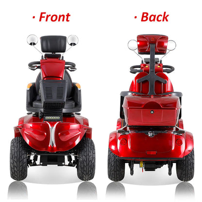 Foldable Electric Mobility Scooter — 1000W 60V, 220kg Capacity-DJD2D
