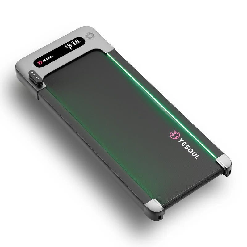 Yesoul Smart Walking Pad with 10% Auto Incline, Remote Control & Quiet Motor