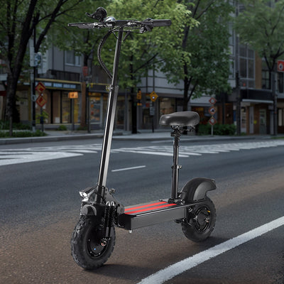 Dual 1000W Motors (3600W Peak) 11-Inch All-Terrain Folding Electric Scooter – Black