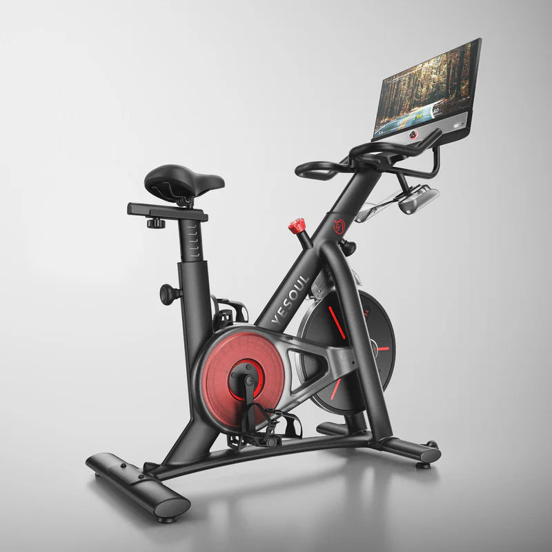Smart Exercise Bike with 21.5” FHD Screen, Magnetic Resistance & App Connectivity