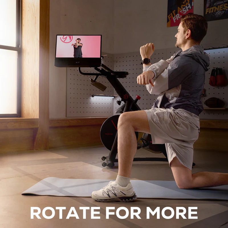 Smart Exercise Bike with 21.5” FHD Screen, Magnetic Resistance & App Connectivity
