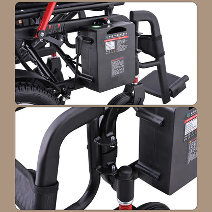 BW01 Foldable Portable Electric Wheelchair – Extended Range Lithium Power, Premium Compact Design