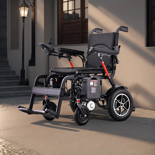 BW01 Foldable Portable Electric Wheelchair – Extended Range Lithium Power, Premium Compact Design