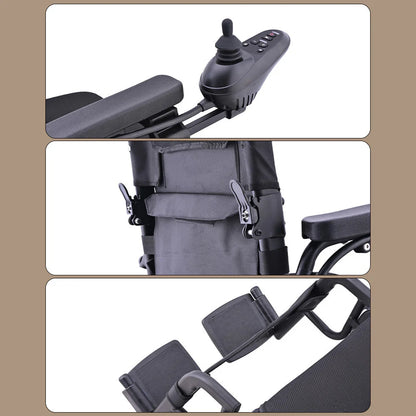 BW01 Foldable Portable Electric Wheelchair – Extended Range Lithium Power, Premium Compact Design