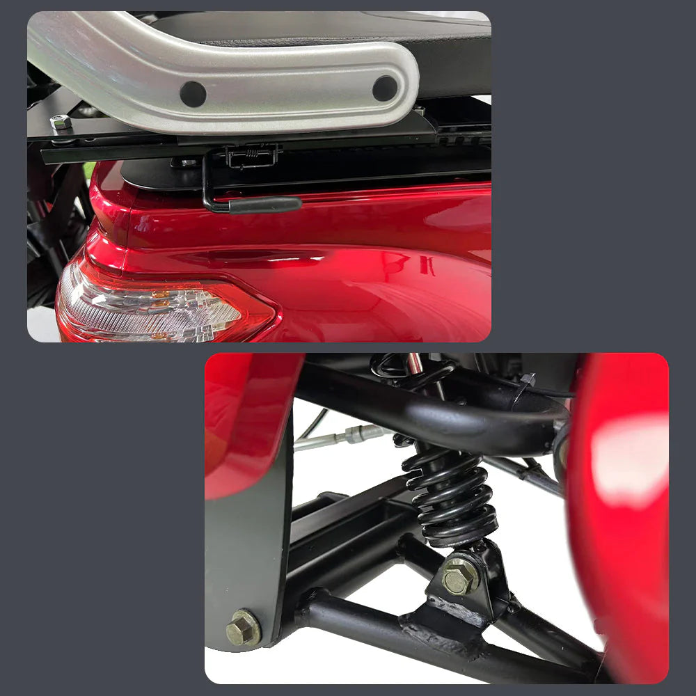 2D4L Electric Mobility Scooter — 500W Motor with Golf Ball Rack