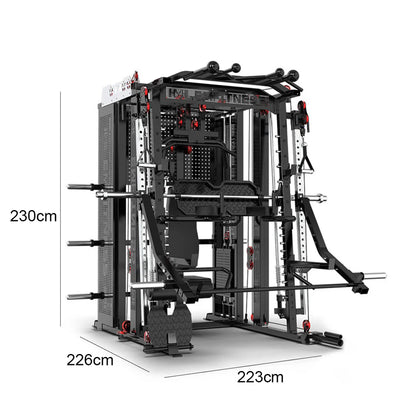 All-in-One Functional Trainer with Dual 90kg Weight Stacks – Heavy-Duty Strength Training System