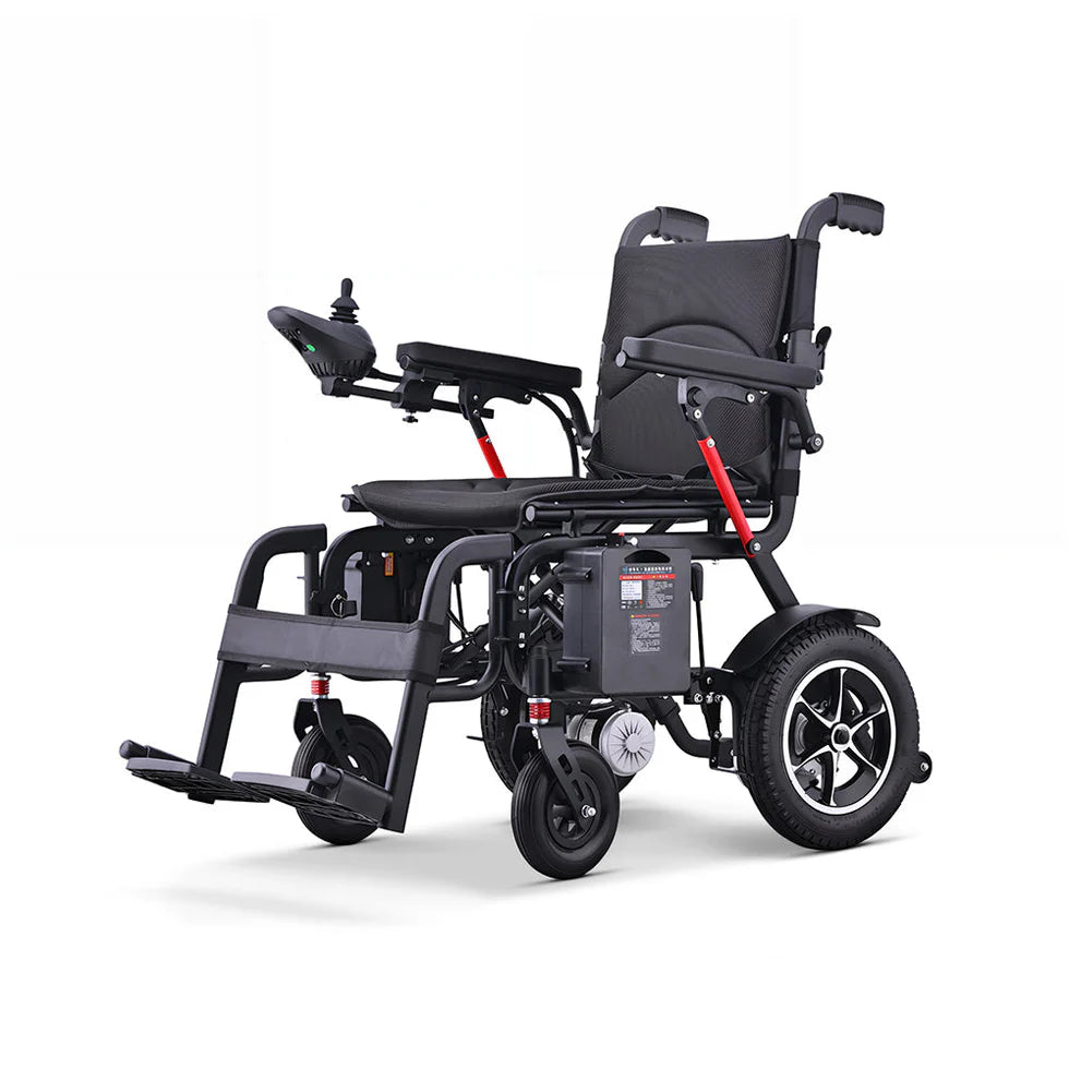 BW01 Foldable Portable Electric Wheelchair – Extended Range Lithium Power, Premium Compact Design