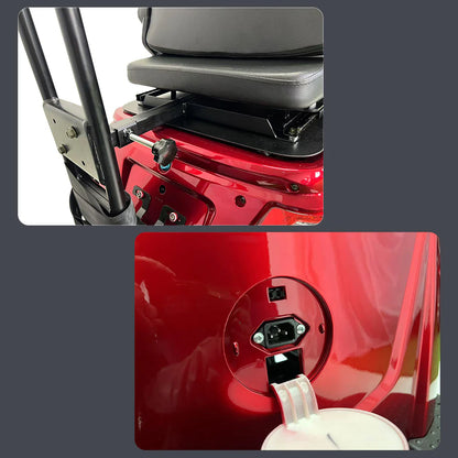 2D4L Electric Mobility Scooter — 500W Motor with Golf Ball Rack