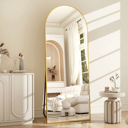 Gold Arch Full-Length Mirror