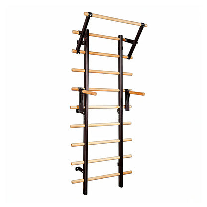 Beechwood Single/Double Horizontal Bars With Wall Bars | Home Gym Pull-Up Station