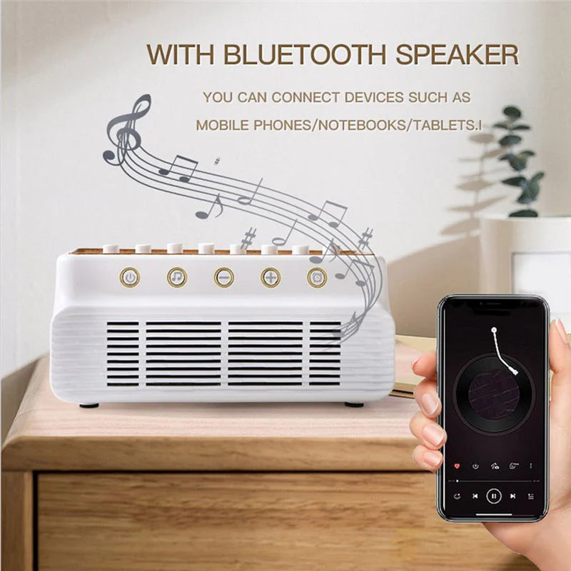 Urban Culture Homes Sleep Bluetooth Speaker Machine | 8 Music Box Timed Sleep Sounds for Better Rest