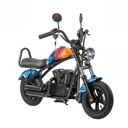 Urban Culture Homes 180W 24V 5.2Ah Harley Motorcycle | Kids Electric Ride-On with Brushless Motor & Bluetooth