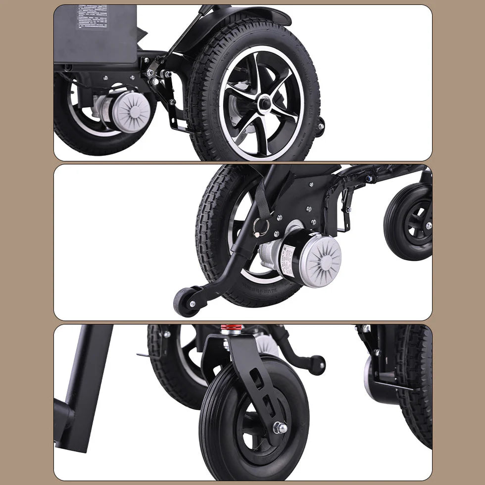 BW01 Foldable Portable Electric Wheelchair – Extended Range Lithium Power, Premium Compact Design