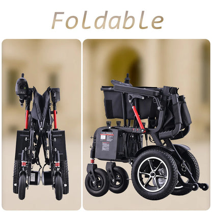 BW01 Foldable Portable Electric Wheelchair – Extended Range Lithium Power, Premium Compact Design