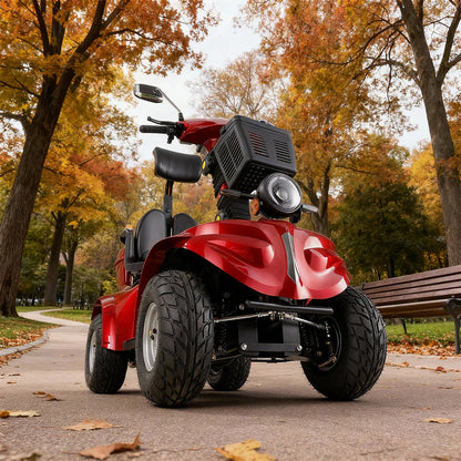 Adjustable Electric Mobility Scooter — 1000W 60V, 220kg Capacity