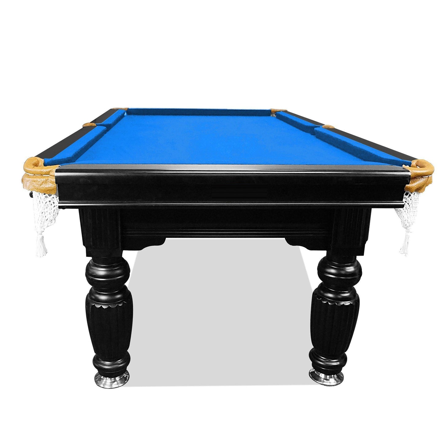 8-Foot Black Frame Slate Billiard Table — Full Kit, Professional Play
