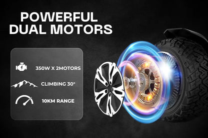 Elektra Off-Road Hoverboard - All-Terrain Electric Scooter for Kids & Teens